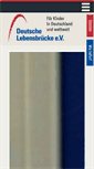 Mobile Screenshot of lebensbruecke.de