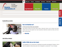 Tablet Screenshot of lebensbruecke.de